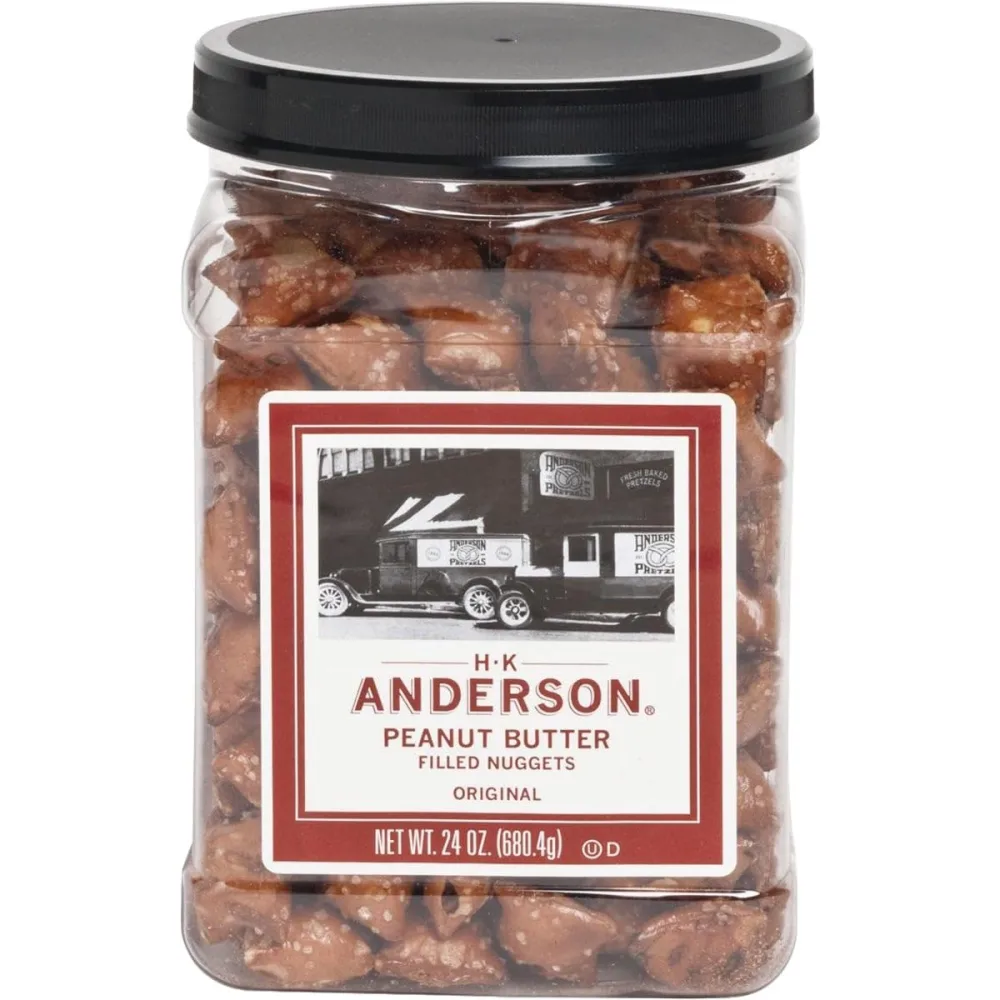 H.K. Anderson Peanut Butter Filled Pretzels 24 oz. Jar