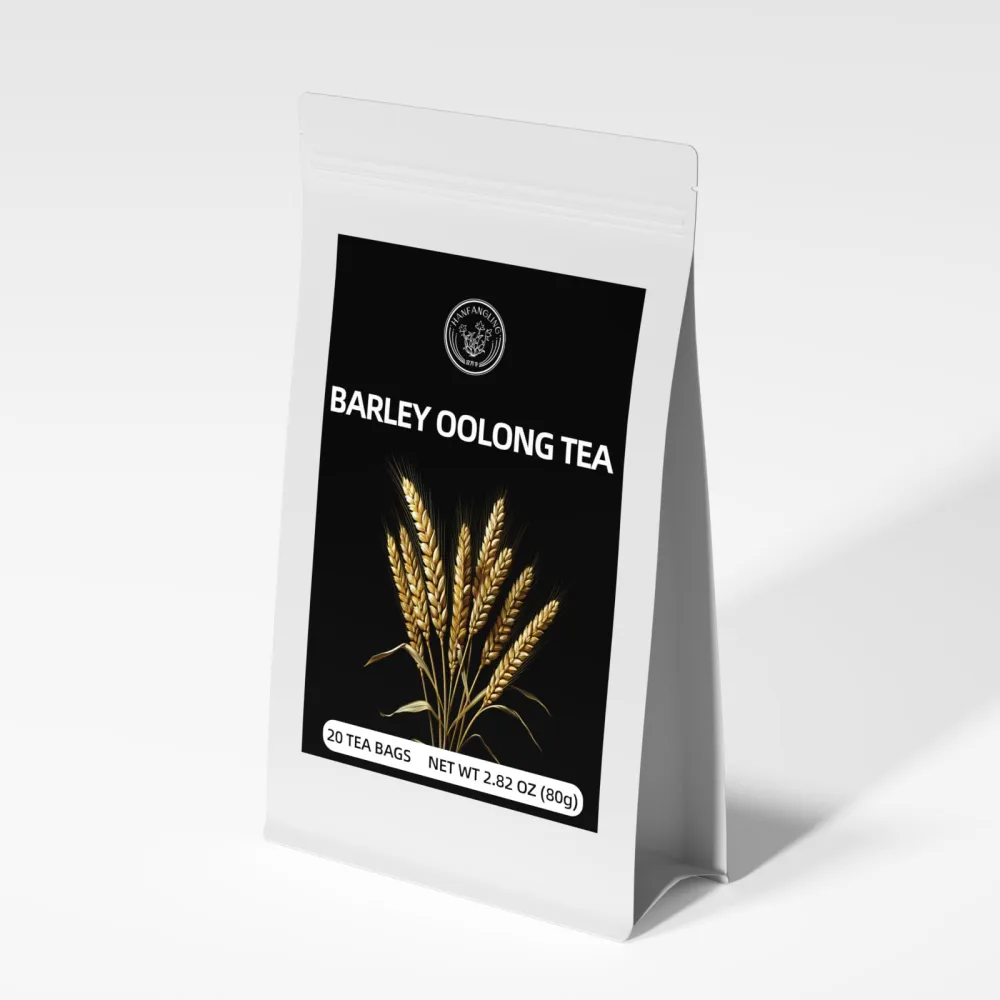 HANFANGLING Barley Oolong Herbal Tea, Oolong Tea, 20 Tea Bags, 2.82oz(80g), Refreshing, Barley Roasted Fragrance