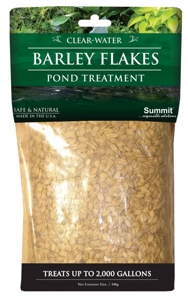 Summit 1150 Clear-Water Barley Flakes Pond Treatment, Treats up to 1000-Gallons