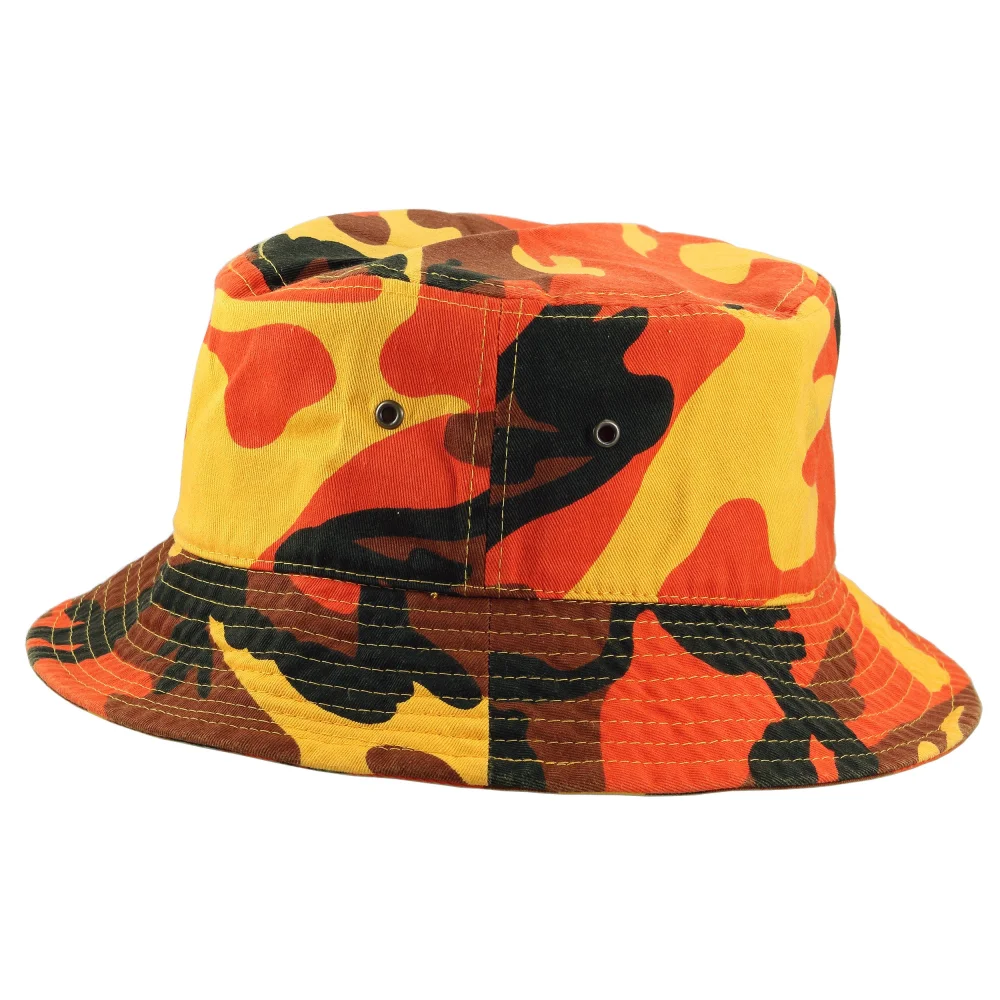 Gelante Solid Color 100% Cotton Bucket Hat for Women and Men Packable Travel Summer Beach Hat