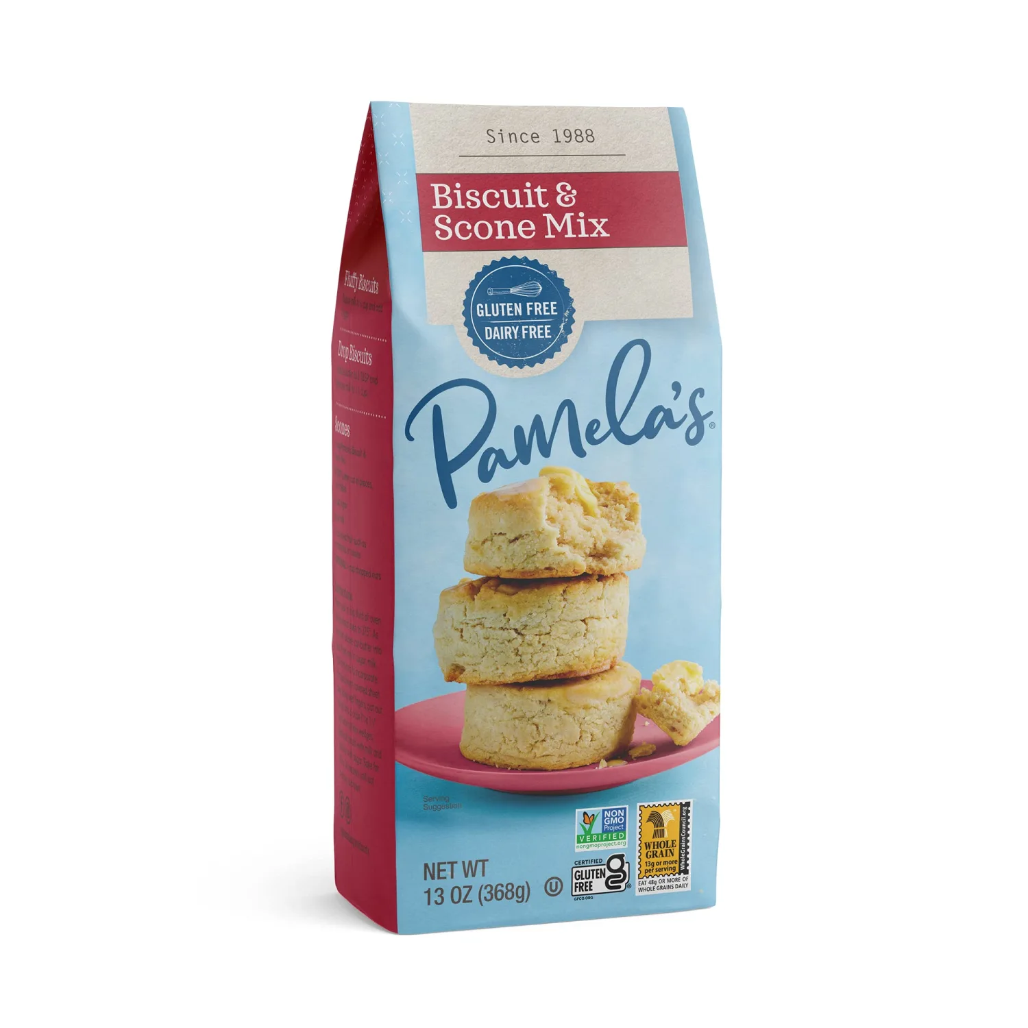 Pamela's Products Gluten Free Biscuit and Scone Mix, 13 Ounce