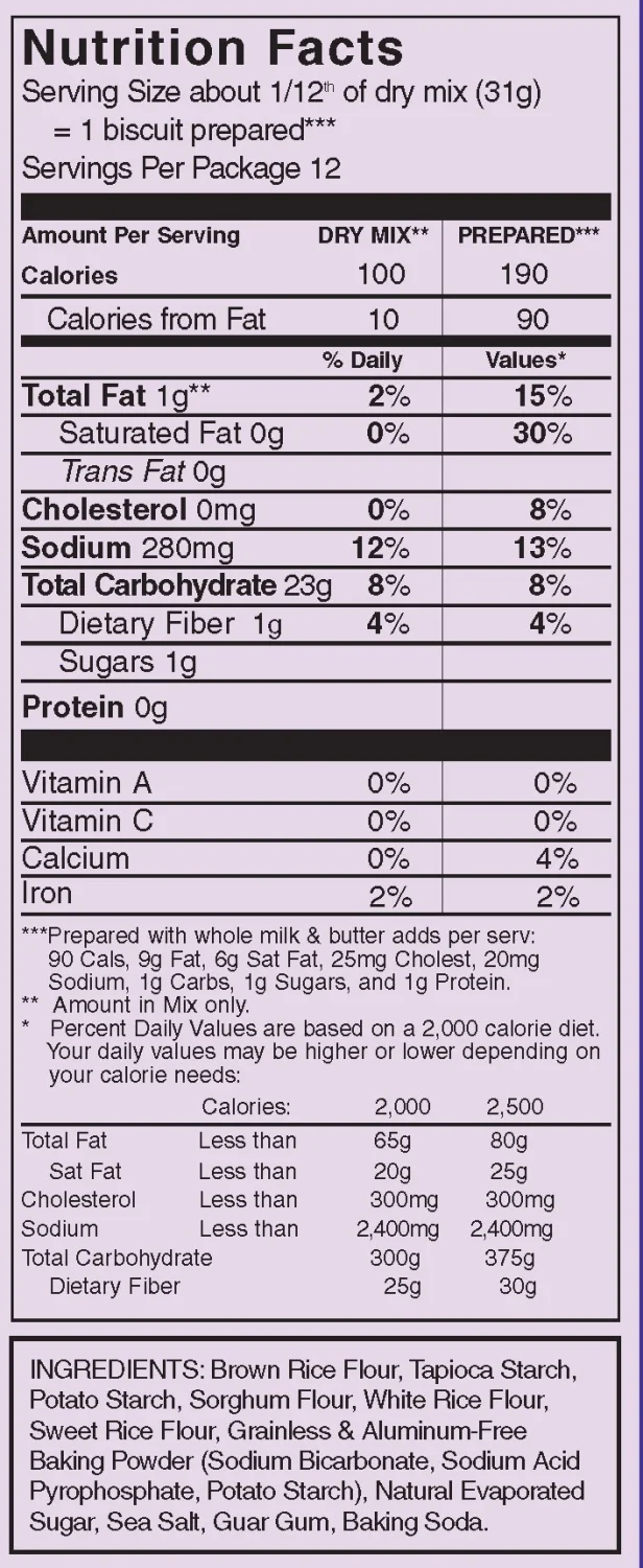 Pamela's Products Gluten Free Biscuit and Scone Mix, 13 Ounce
