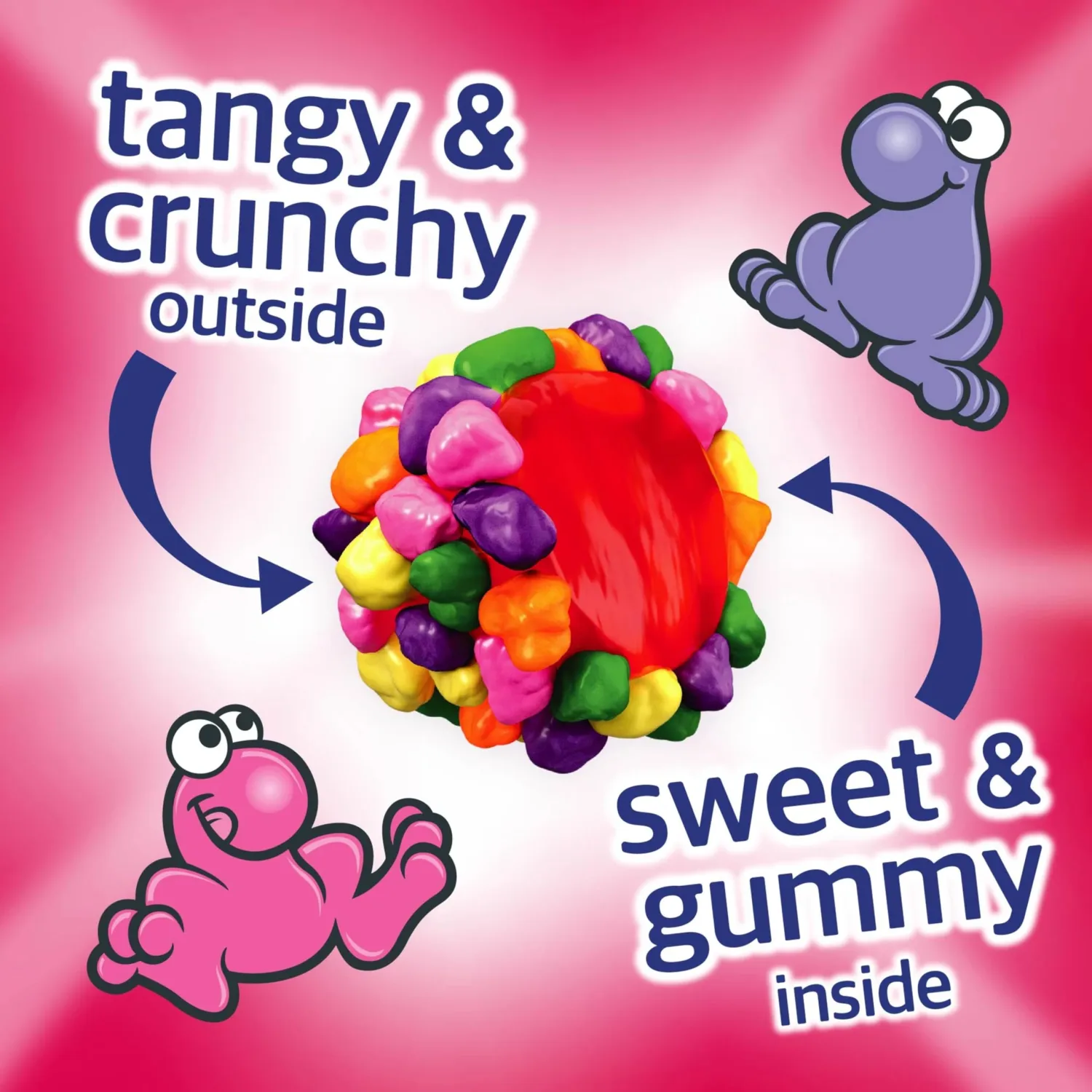 Nerds Gummy Clusters Candy, Rainbow, 3 Ounce Movie Theater Candy Boxes (Pack of 12)