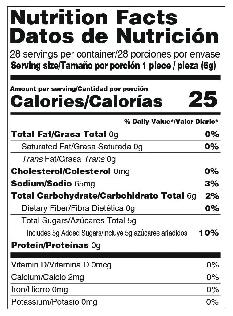 Jovy Revolcaditas with Chili Watermelon & Mango Flavors | 6oz Bag | Mexican Candy