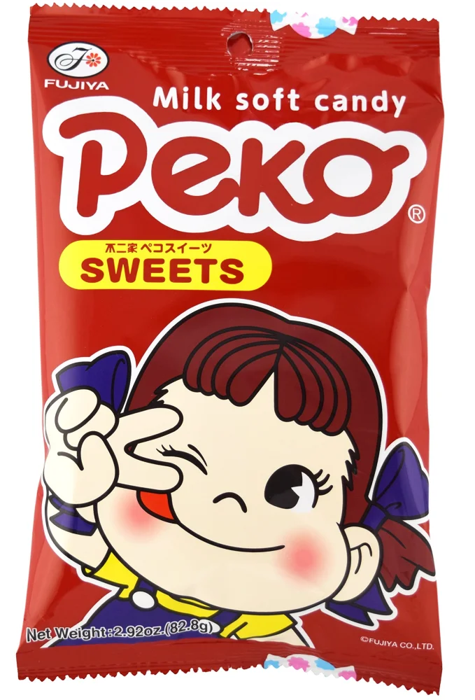 Fujiya Peko Sweets Milk Soft Candy 2.92oz