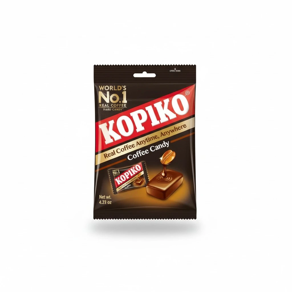 Kopiko Coffee Candy (4.23oz) – Your Take-Out Pocket Coffee for Every Occasion – Hard Candy Made from Indonesia’s Coffee Beans – Contains Real Coffee Extract for Better Taste
