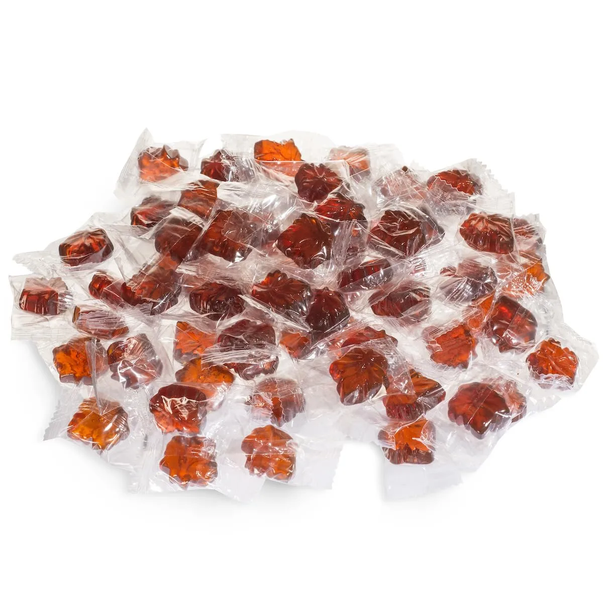 Mansfield Maple Maple Drops Hard Candy Made with REAL Maple Syrup (5oz Cellophane Bag)