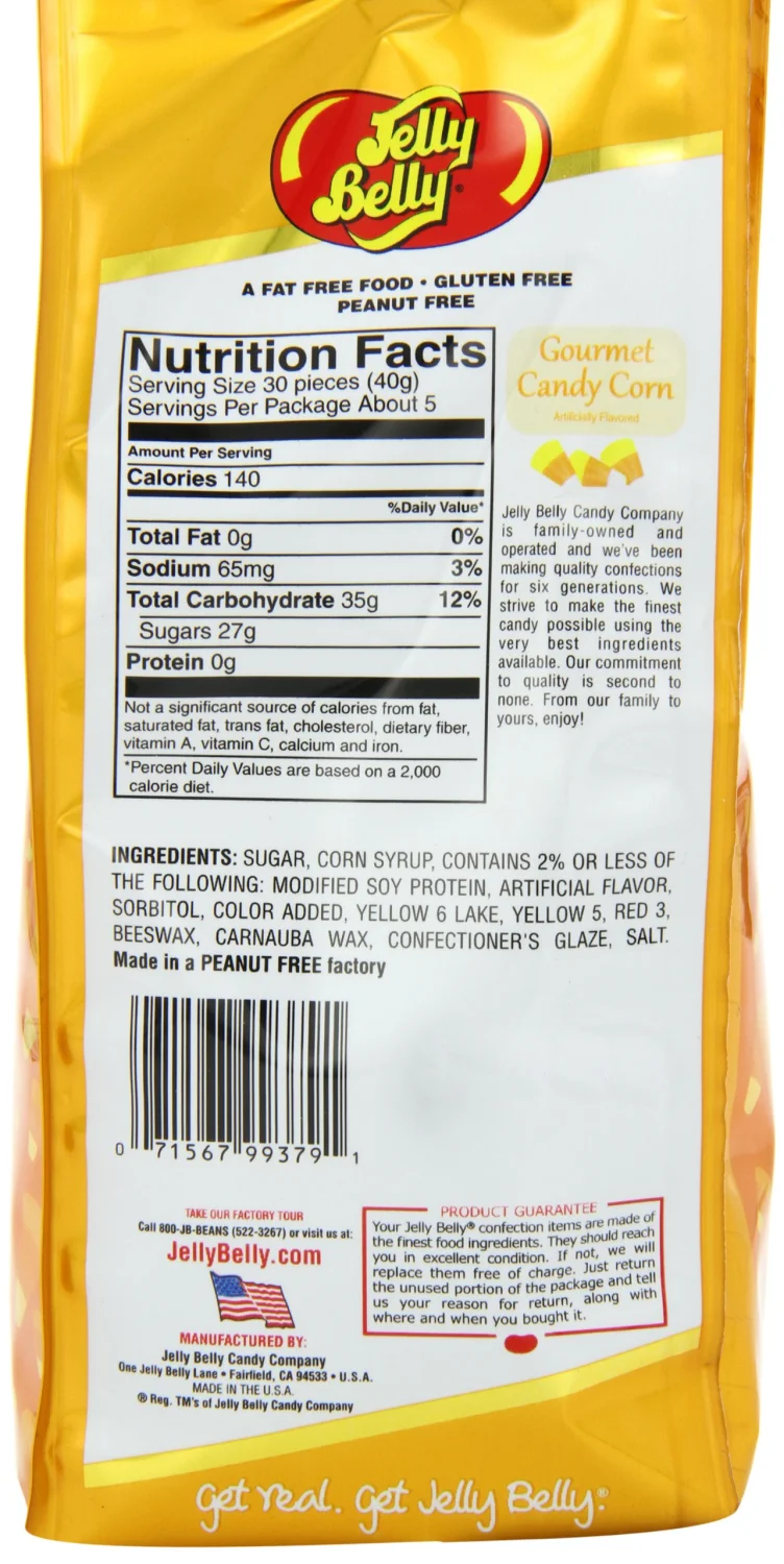 Jelly Belly Gift Bag, Gourmet Candy Corn, 7.5 Ounce