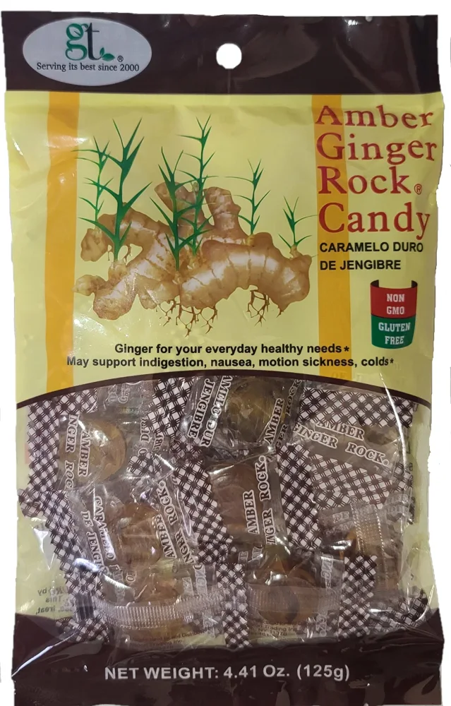 Amber Ginger Rock Candy (2-Pack)…