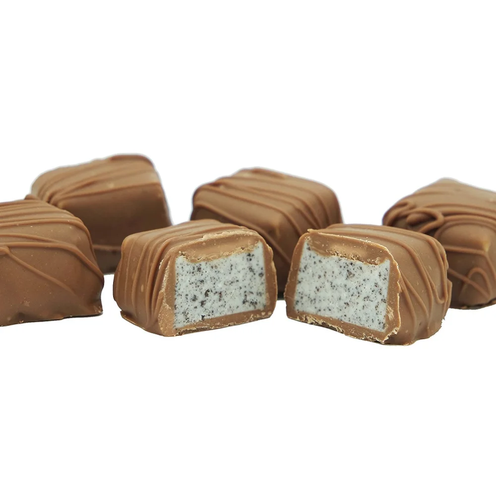 Philadelphia Candies Cookies and Cream Meltaway Truffles (Made with OREO® Cookies), Milk Chocolate 1 pound Gift Box