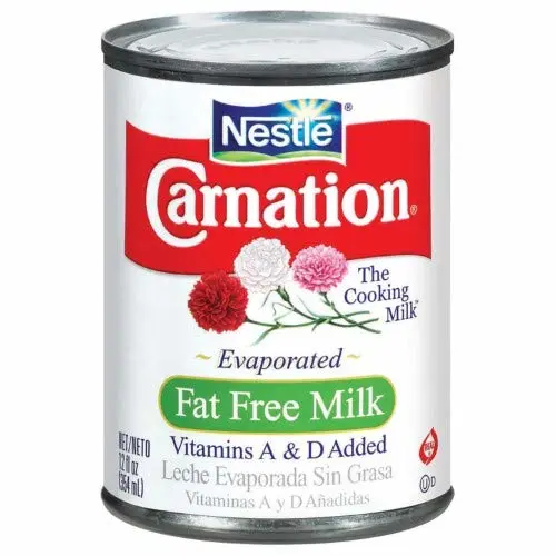 Carnation Fat Free Evaporated Milk (Pack of 6)