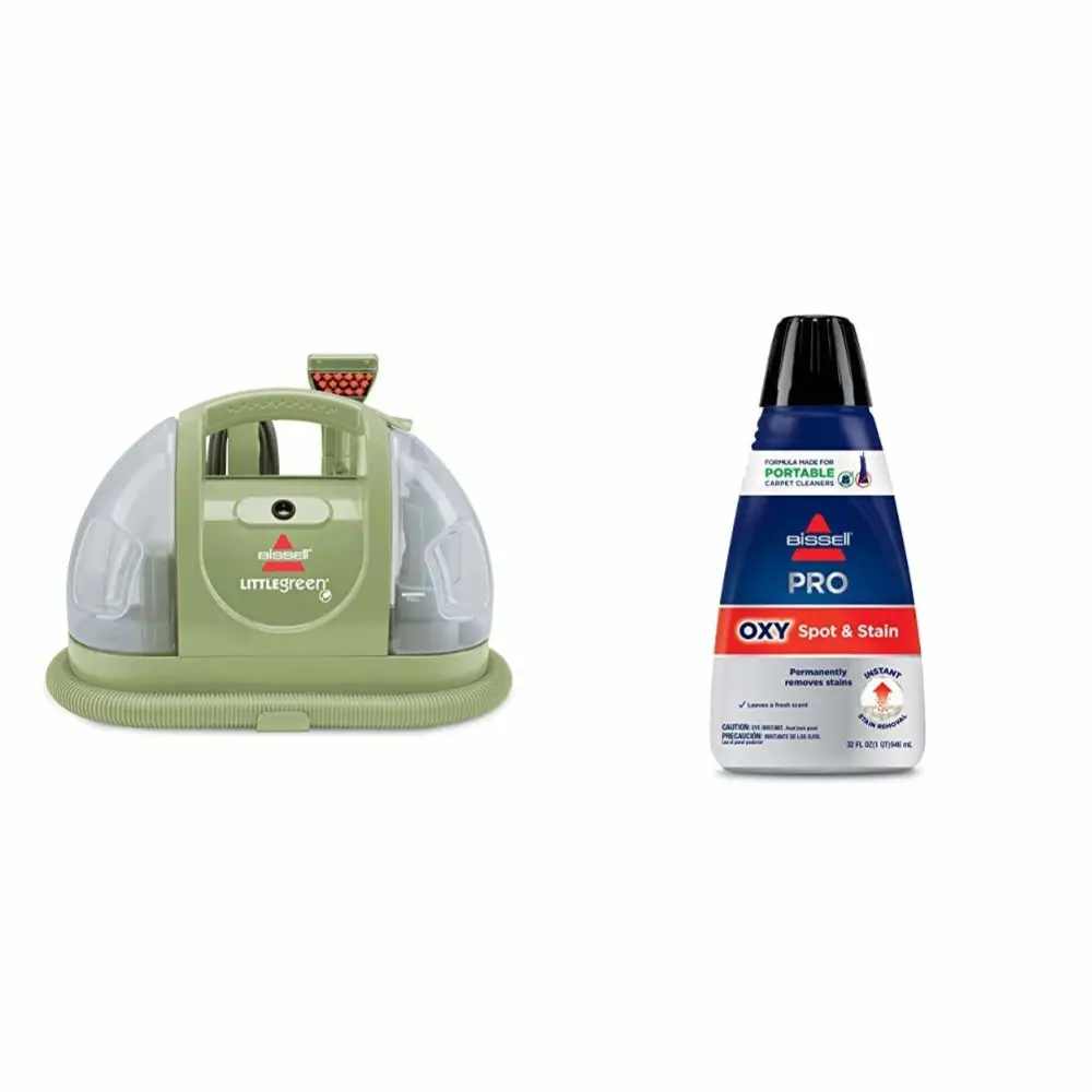 BISSELL Little Green Multi-Purpose Portable Carpet Cleaner + Professional Spot and Stain + Oxy Portable Machine Formula