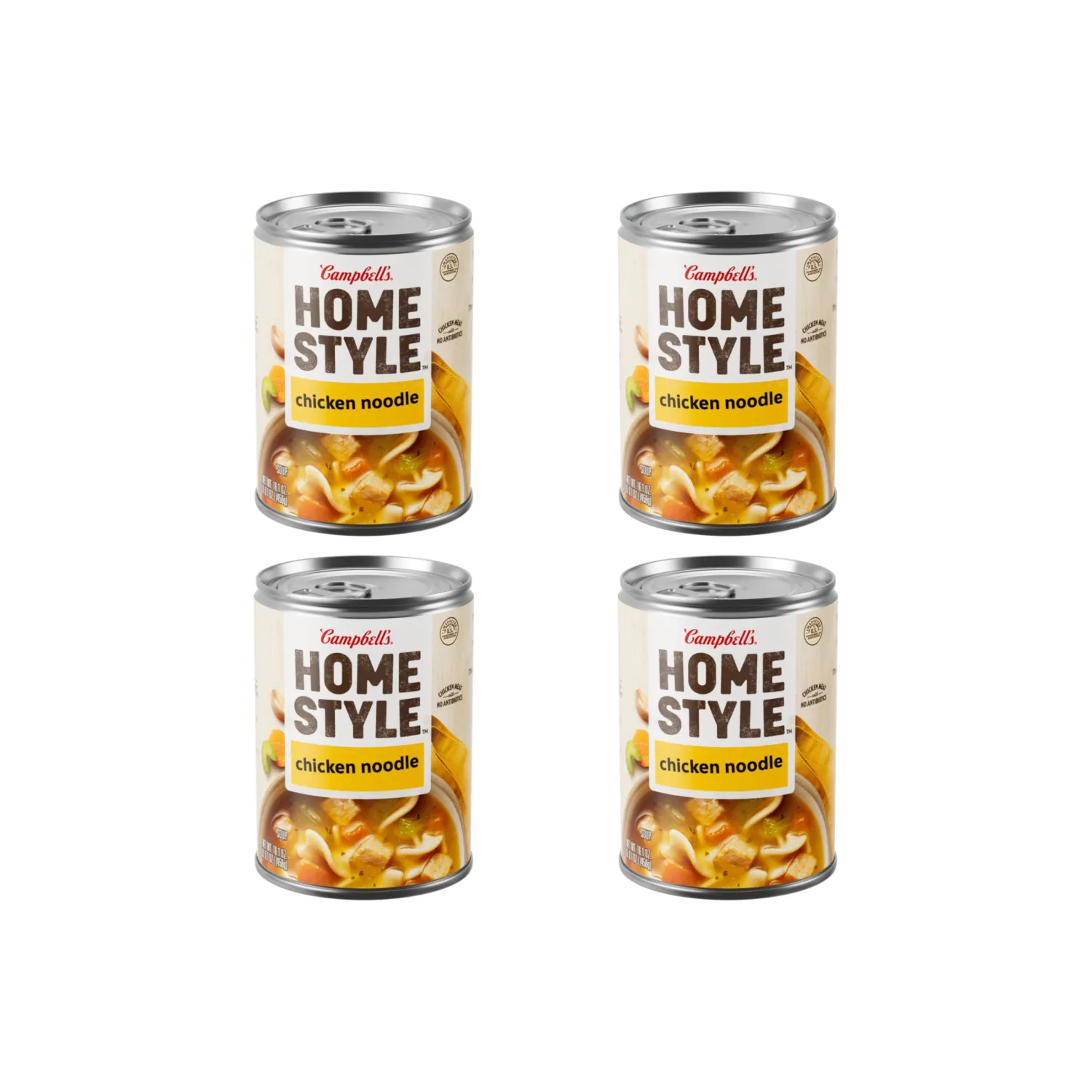 Campbell's Homestyle Chicken Noodle Soup, 16.1 OZ Can (Pack of 4)