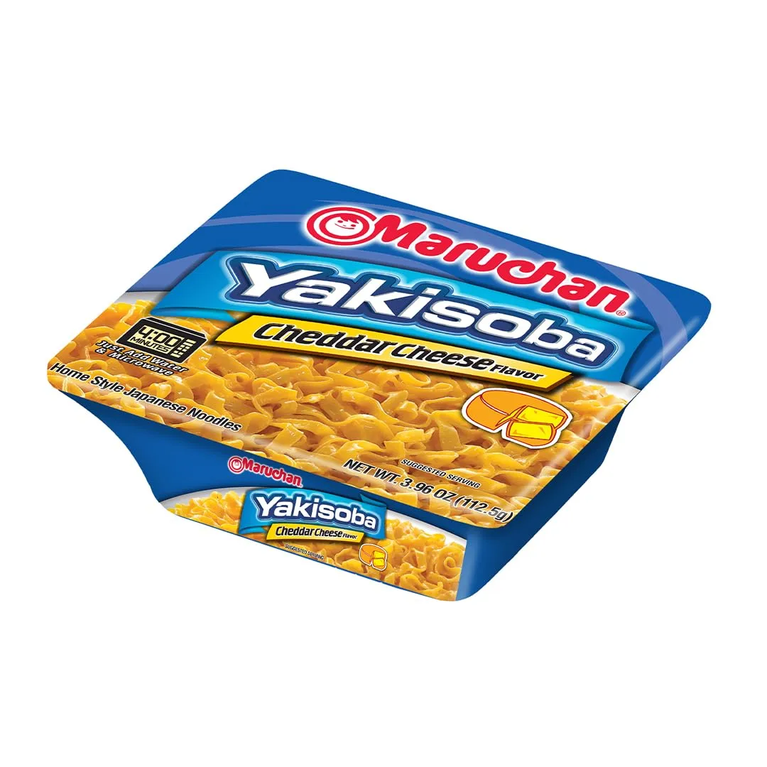 Maruchan Yakisoba Cheddar Cheese Flavor, 3.96 Oz, Pack of 8, (4178990766)