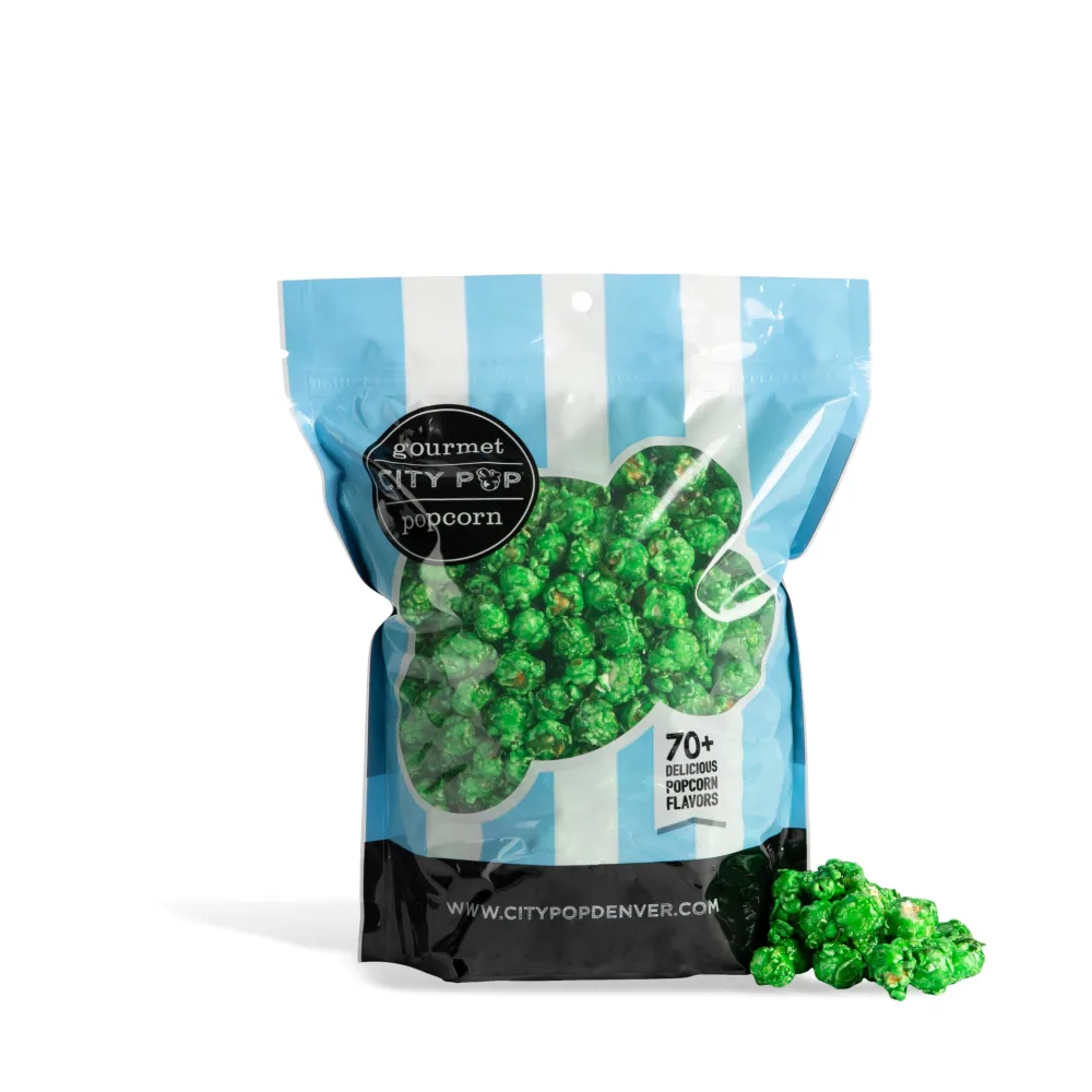 Green Apple Gourmet Popcorn | 11 Cups Total | Made From Scratch, Made in USA, & GMO-Free | Great as a Snack, Gift, Thank You, & Movie Night - (16.87oz Total)