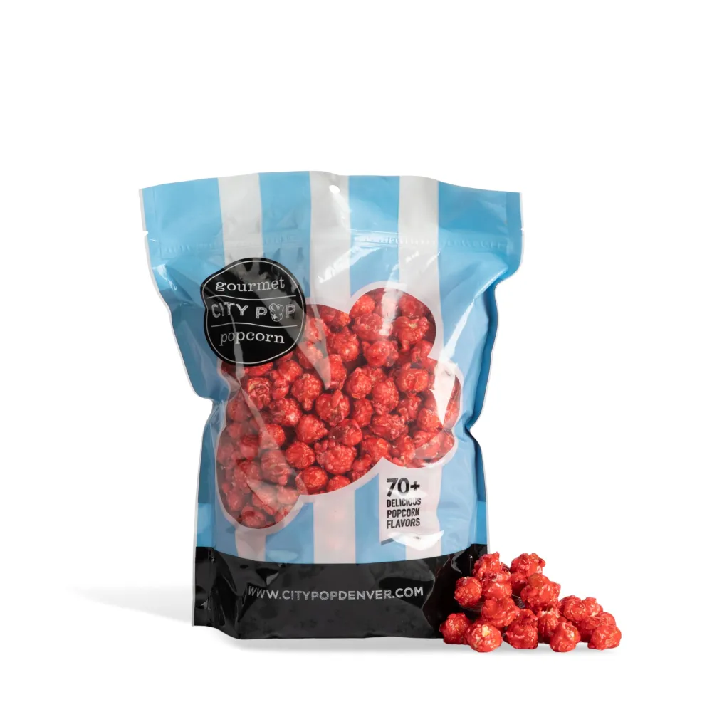 Cherry Gourmet Popcorn | 6 Cups Total | Made From Scratch, Made in USA, & GMO-Free | Great as a Snack, Gift, Thank You, & Movie Night - (9.2oz Total)