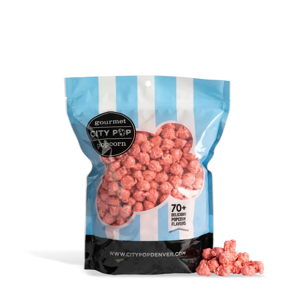 Bubblegum Gourmet Popcorn | 11 Cups Total | Made From Scratch, Made in USA, & GMO-Free | Great as a Snack, Gift, Thank You, & Movie Night - (16.87oz Total)