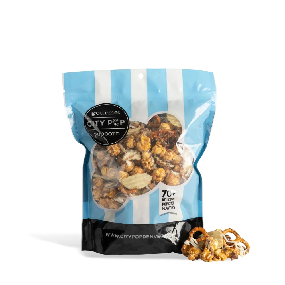 Pop-Chizel Gourmet Popcorn | 6 Cups Total | Made From Scratch, Made in USA, & GMO-Free | Great as a Snack, Gift, Thank You, & Movie Night - (13.36oz Total)