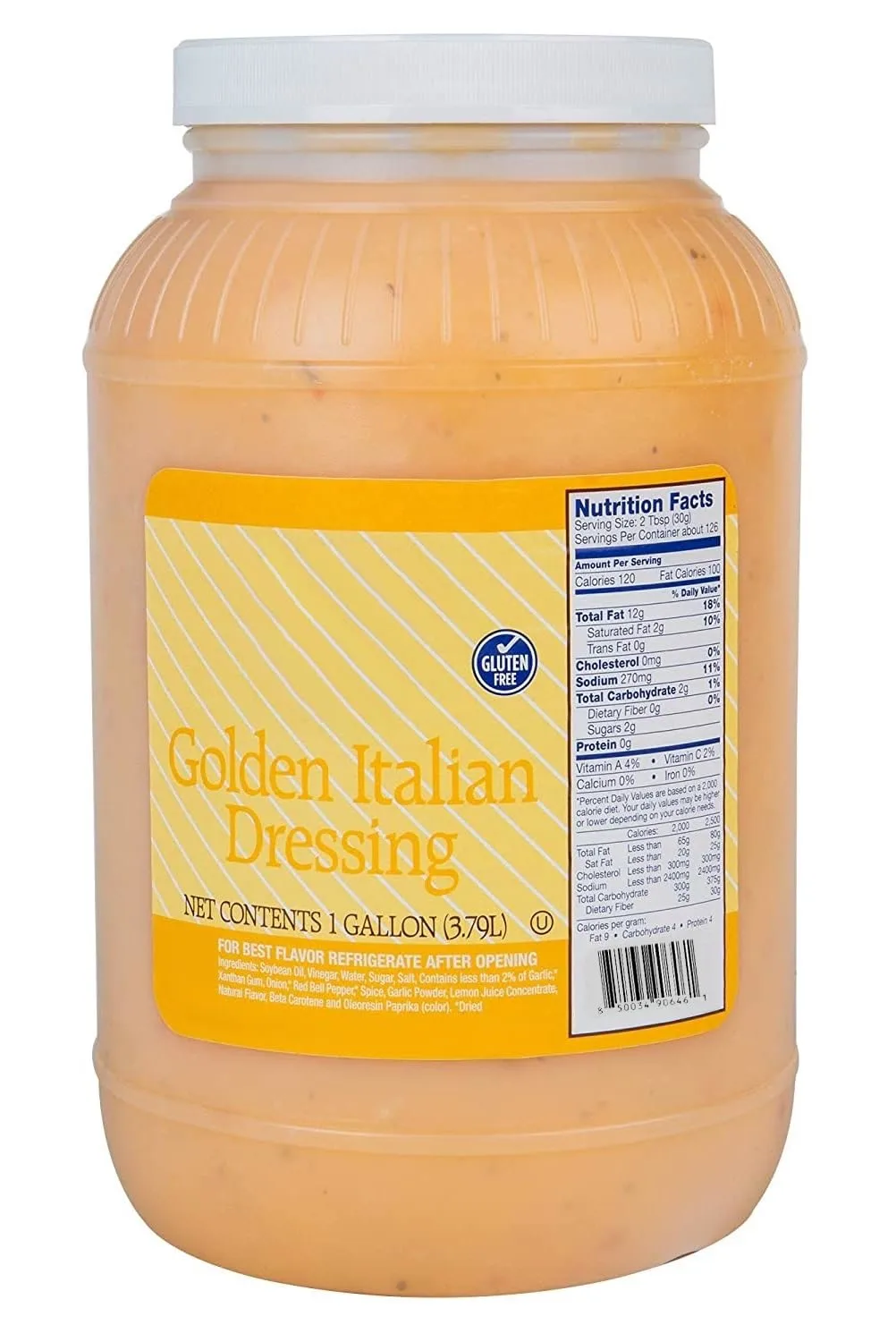 Golden Italian Salad Dressing | 128 oz. | Bulk Container