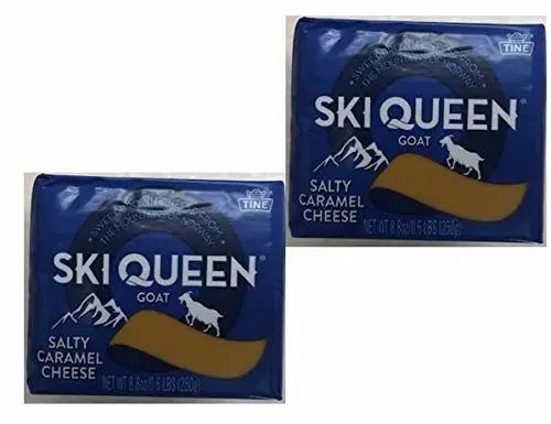 Ekte Geitost Norwegian Goat Cheese 8.8 ounces 2 pack