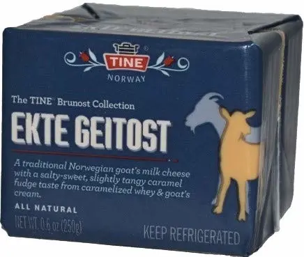 Ekte Geitost Norwegian Goat Cheese 8.8 ounces 4 pack