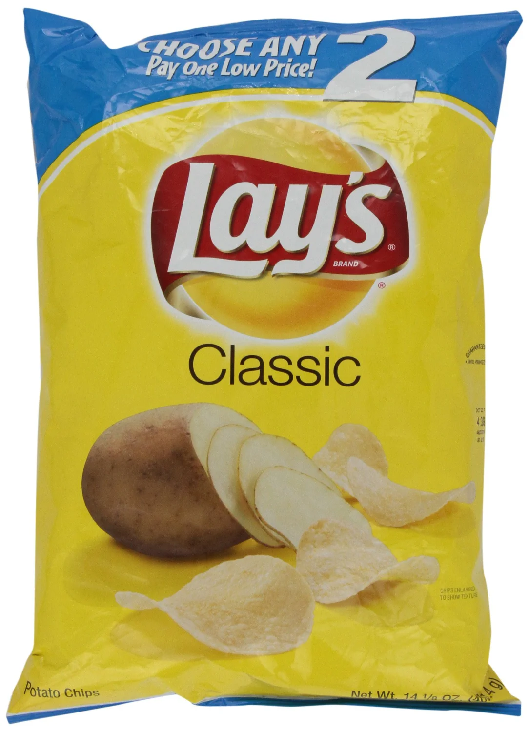 Lay's Potato Chips, Classic, 14.125 Ounce