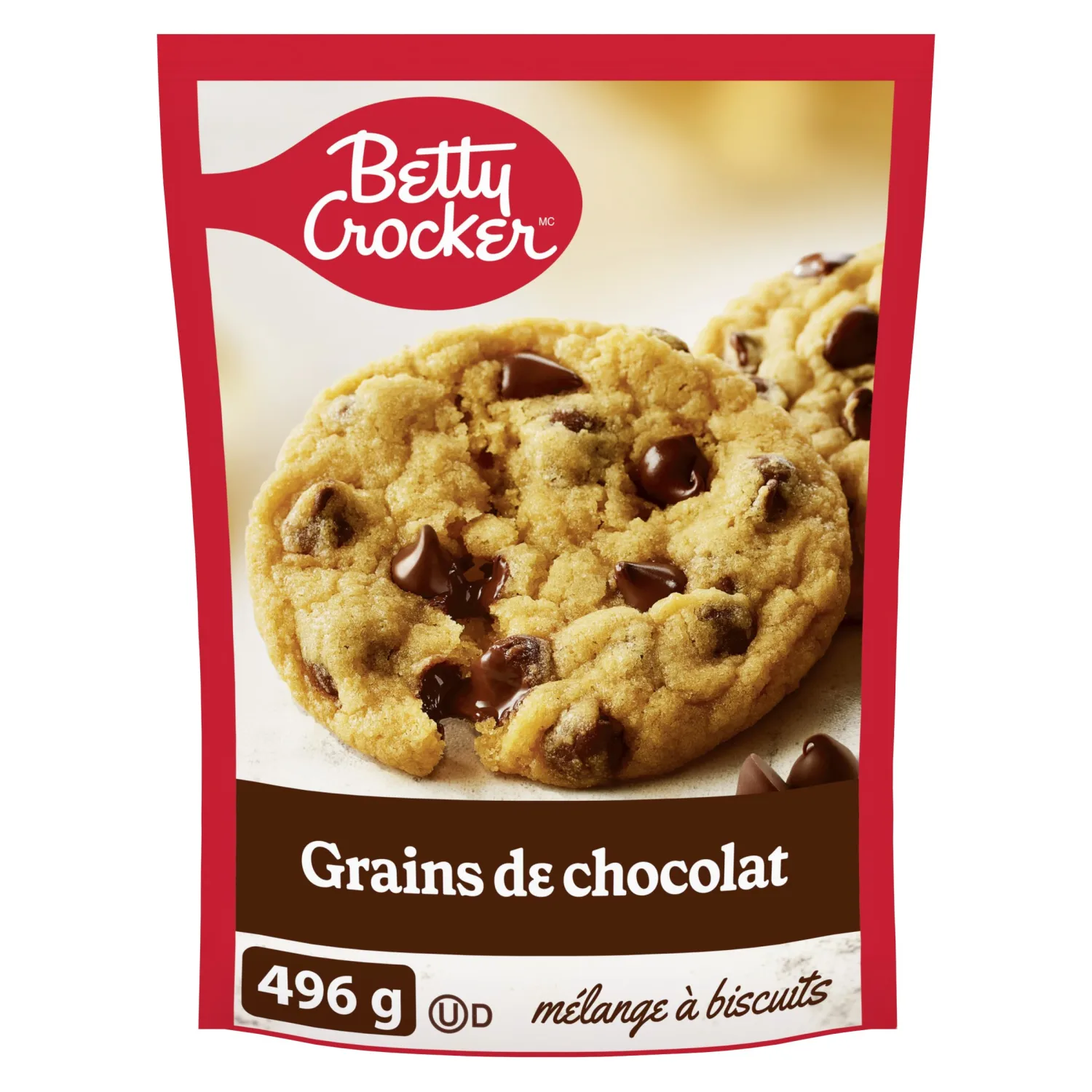 Betty Crocker Chocolate Chip Cookie Mix, 496g/17 oz. Box (Imported from Canada)
