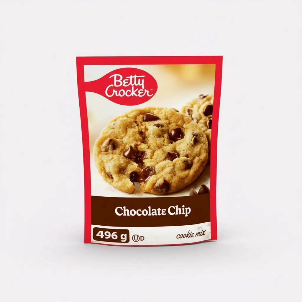 Betty Crocker Chocolate Chip Cookie Mix, 496g/17 oz. Box (Imported from Canada)
