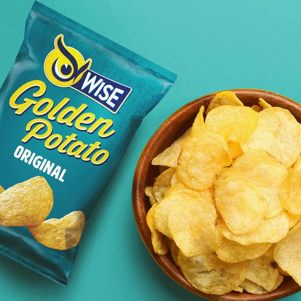 Wise Snacks Golden Original Potato Chips (0.75 Oz - 40 Count) (3.250 Ounce (12 Count))