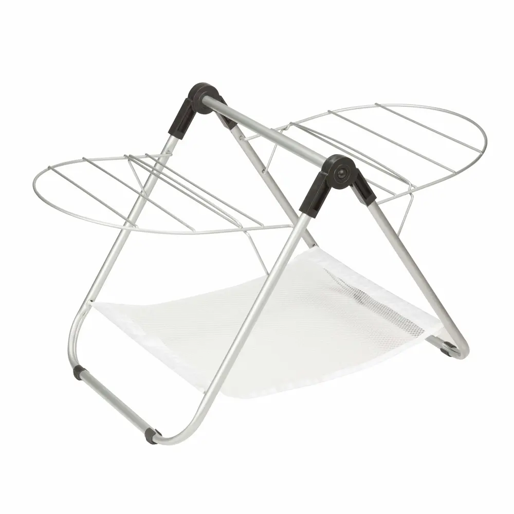 Honey-Can-Do DRY-03623 Tabletop Gullwing Steel Drying Rack For Storage, 16.9W x 29H,Silver