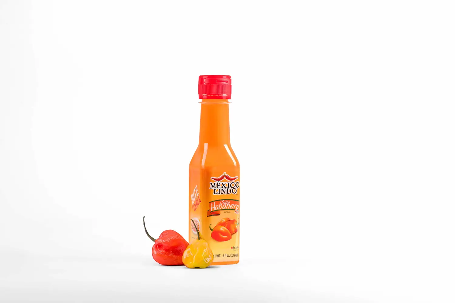 Mexico Lindo Hot Sauce Variety Pack | Includes Two Red Habanero & One Green Habanero Hot Sauces | 5 Fl Oz Bottles (Pack of 3)