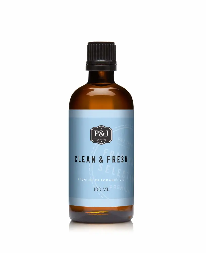 P&J Trading - Clean & Fresh Scented Oil 100ml - Fragrance Oil for Candle Making, Soap Making, Diffuser Oil