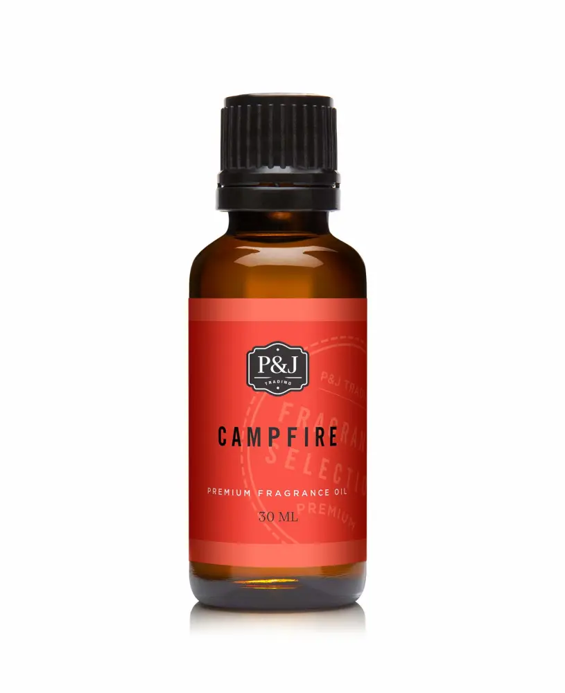 P&J Trading Fragrance Oil | Campfire Oil 30ml - Candle Scents for Candle Making, Freshie Scents, Soap Making Supplies, Diffuser Oil Scents