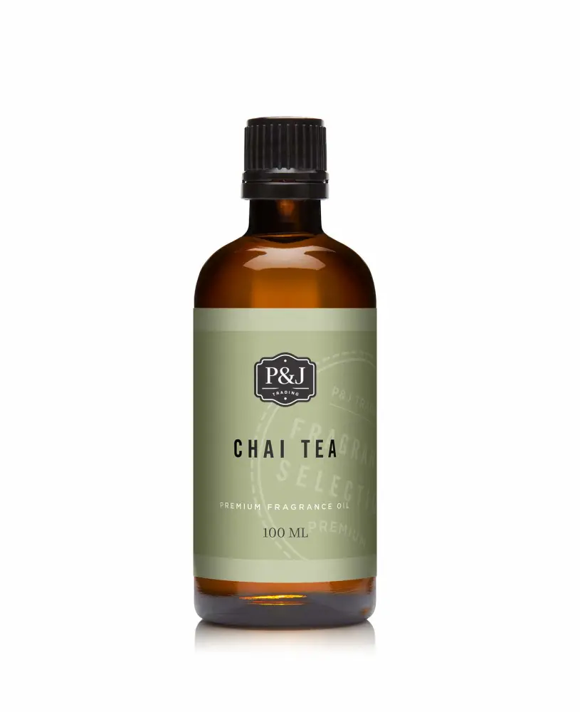 P&J Fragrance Oil - Chai Tea Scented Candle Making, Soap Making, Diffuser Oil, 100ml