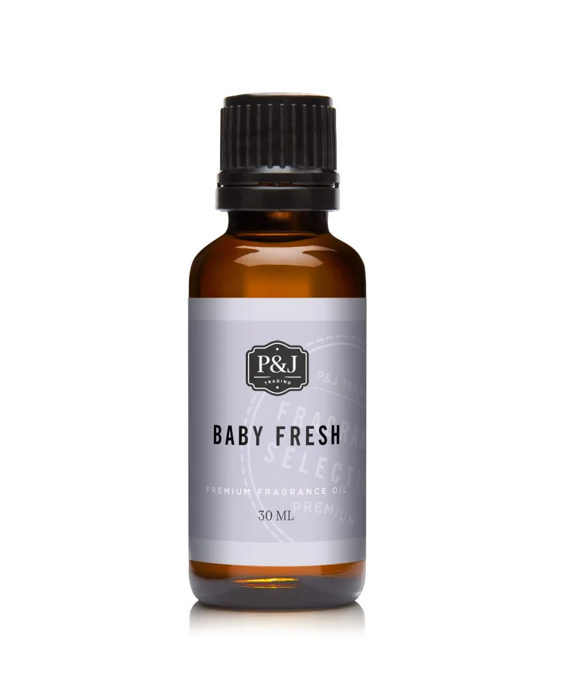 P&J Trading - Baby Fresh Scented Oil 30ml - Fragrance Oil for Candle Making, Soap Making, Diffuser Oil