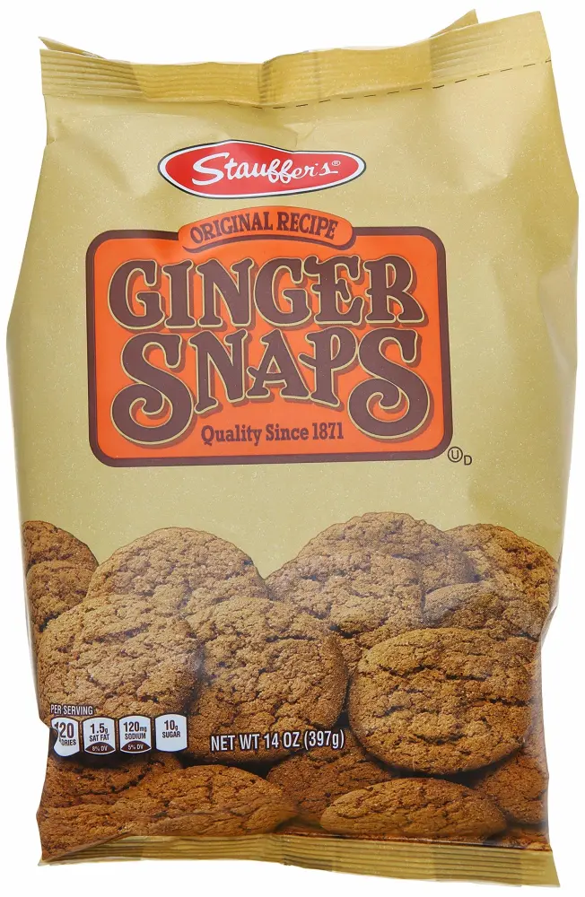 Stauffer Cookie Ginger Snap, Original, 14 oz - PACK OF 3