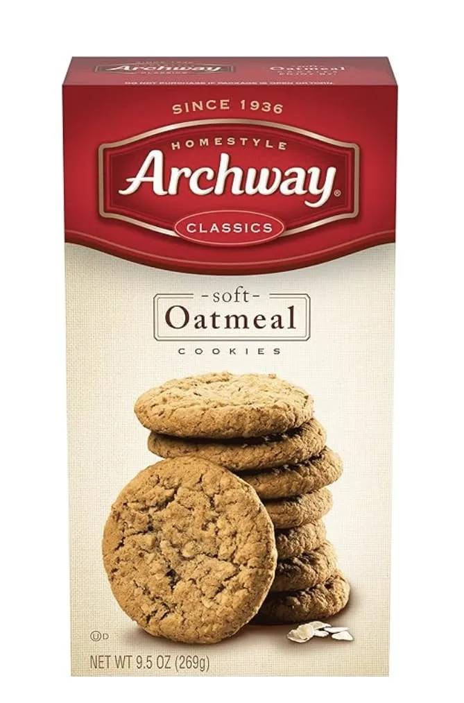 Archway Cookies, Classic Soft Oatmeal Cookies, 9.5 Oz w/JS REDHOK DEALZ Sticker