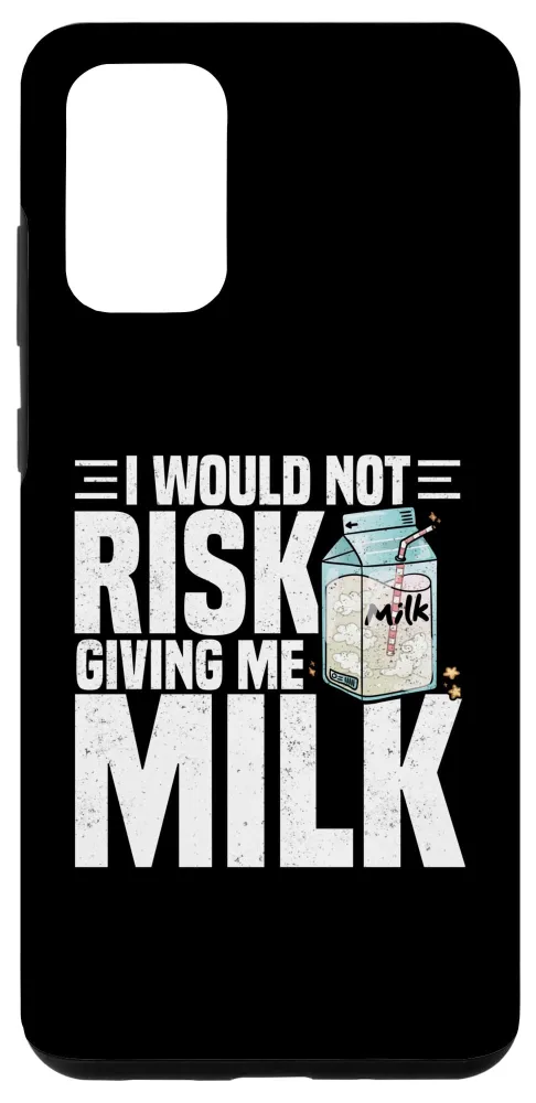 Galaxy S20+ Funny Allergy Vegan Vegetarian Dairy Intolerant Lactose Milk Case