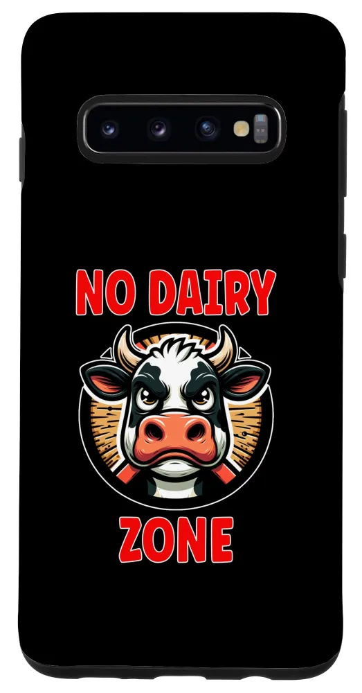 Galaxy S10 No Dairy Zone - Funny Milk Free Lactose Intolerant Joke Case