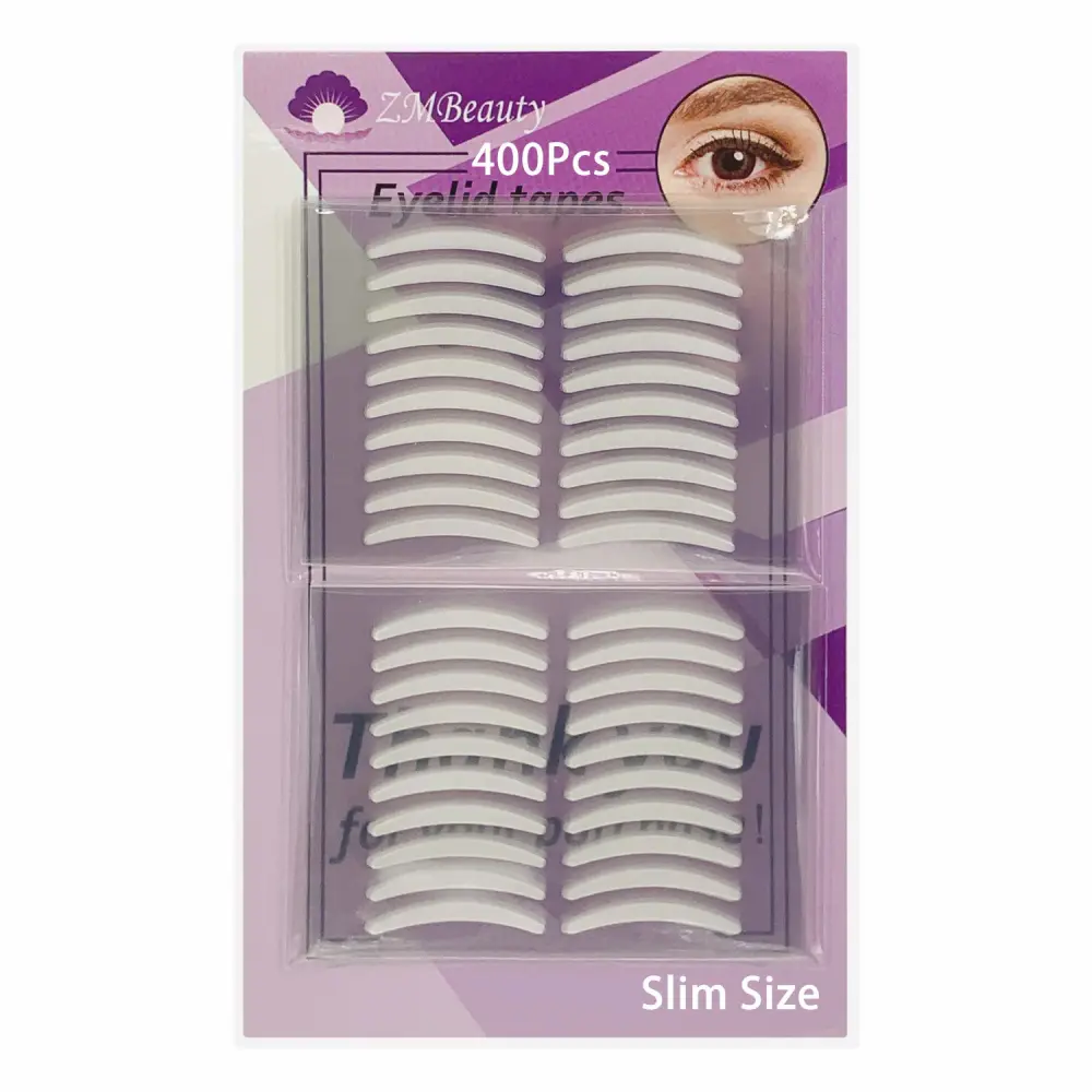 400Pcs Natural invisible Single-sided Eyelid Tape Stickers Medical-use Fiber Eyelid Lift Strip, Instant Eye Lift Without Surgery, Perfect for Uneven Mono-Eyelids