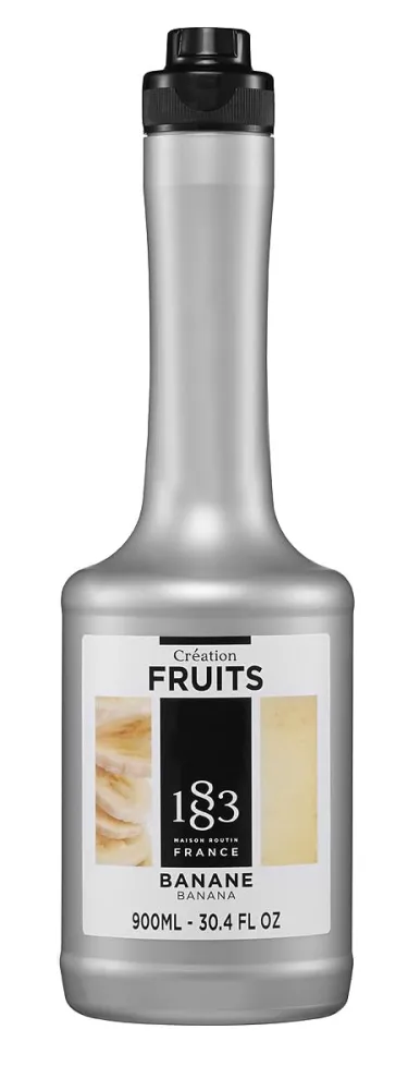 1883 Banana Puree Creation Fruits - 1 Liter 33.8 Fluid Ounces