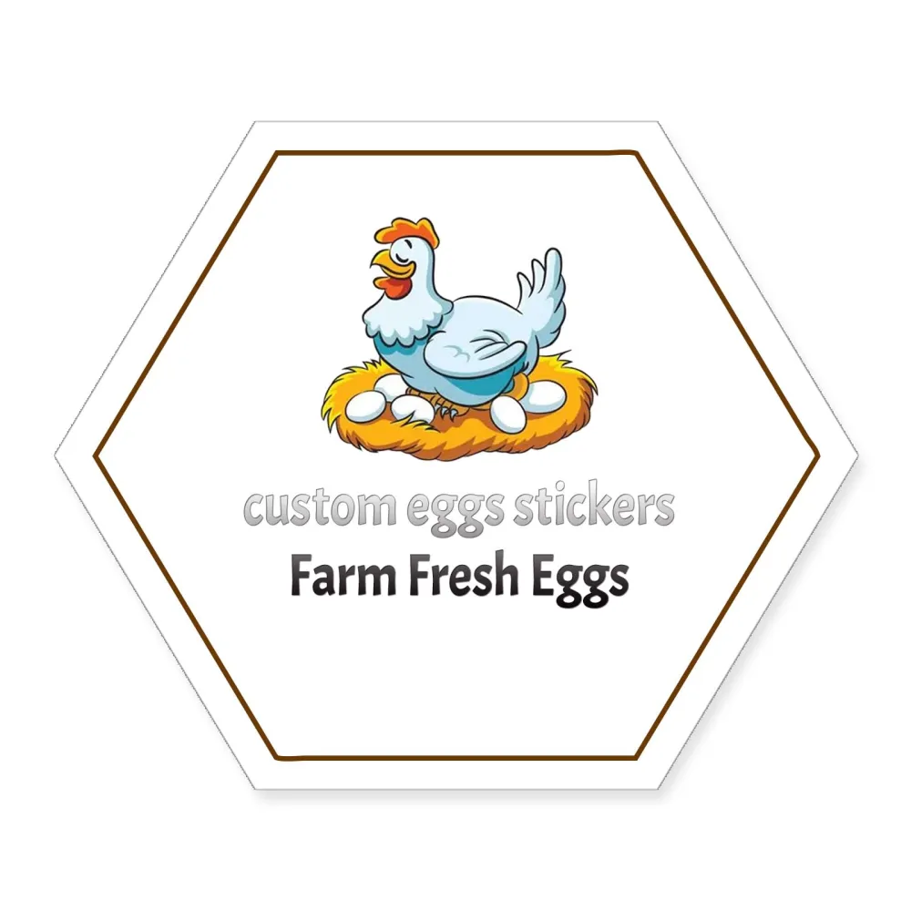 Hookahsun 2，2.5，3，3.5，4Inch Custom Carton Stickers Labels for Chicken, Personalized Chicken Egg Carton Packaging Sticker Label (3)