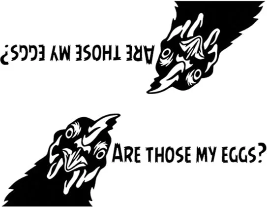 Are those my eggs Angry Chicken Vinyl Decal Stickers for Kitchen Mixers