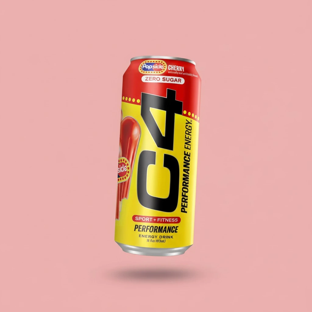 Cellucor C4 Energy Drink Cherry, Carbonated Sugar Free Pre Workout Performance Drink with no Artificial Colors or Dyes, 16 Oz, Pack of 12