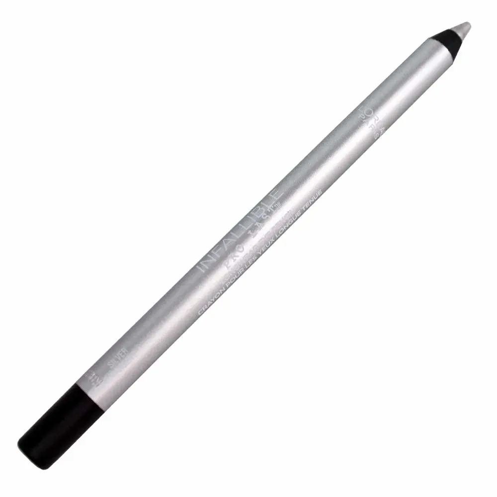 L'Oreal Paris Infallible Pro-Last Waterproof Pencil Eyeliner, 880 Silver, 1.2 g.