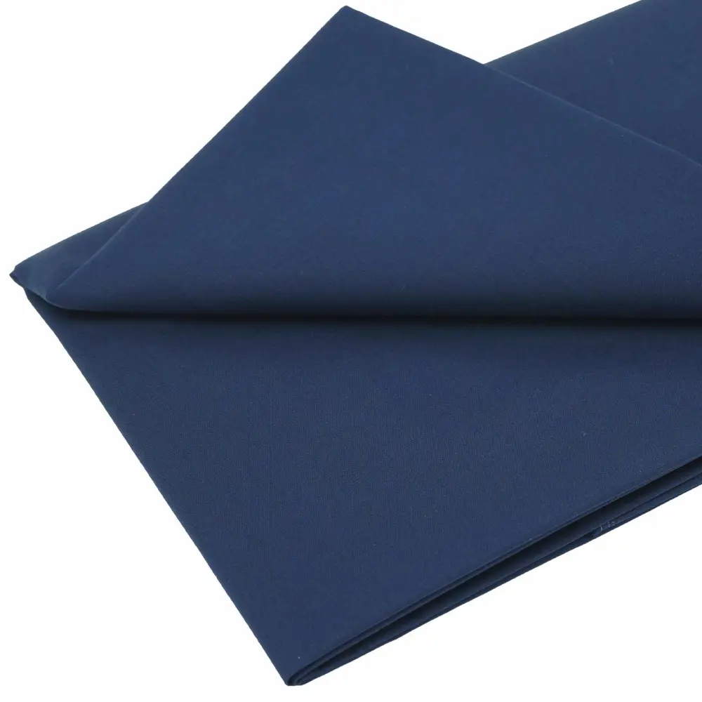 MasterFAB -Navy 100% Cotton Poplin Fabric by The Yard for Sewing DIY Crafting Voile(Navy Solid-1.1y*1pcs)