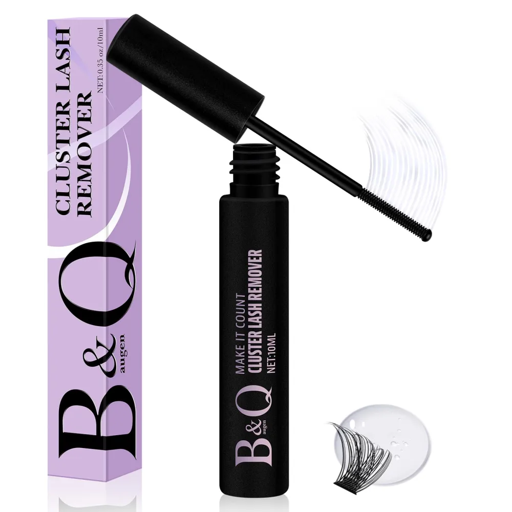 B&Q Lash Remover for Lash Clusters 10 ML Lash Cluster Remover Cluster Lash Remover Cluster Lash Bond Remover Lash Adhesive Remover Lash Glue Remover Lash Bond and Seal Remover（Remover-10ML）