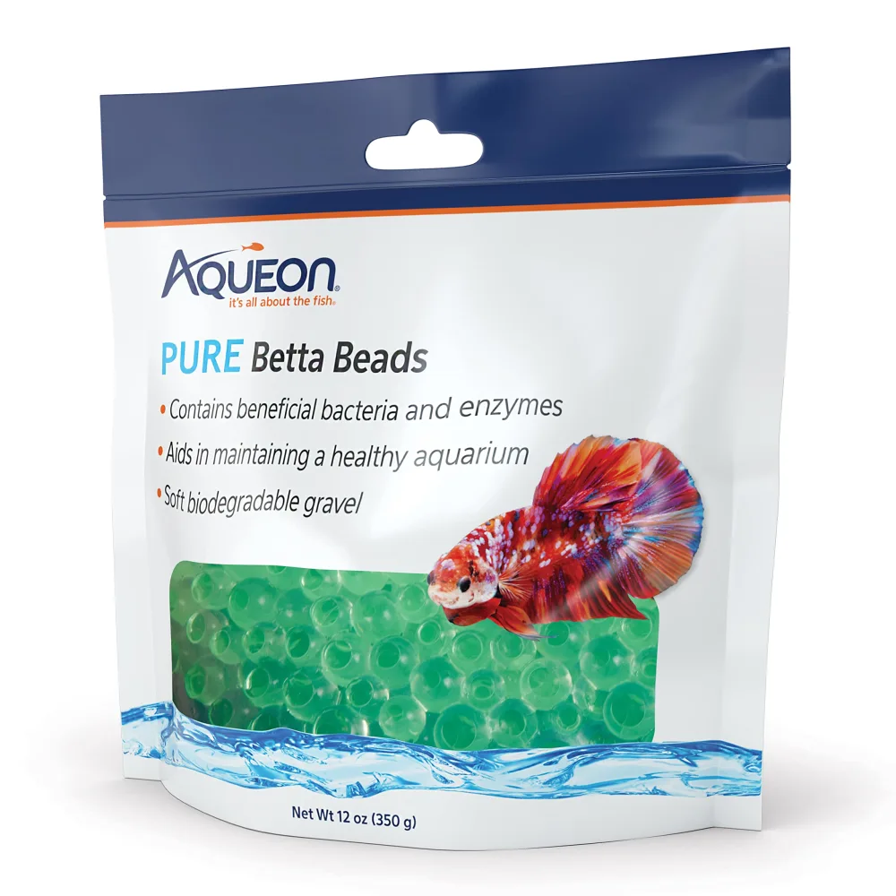 Aqueon Pure Betta Beads, Green