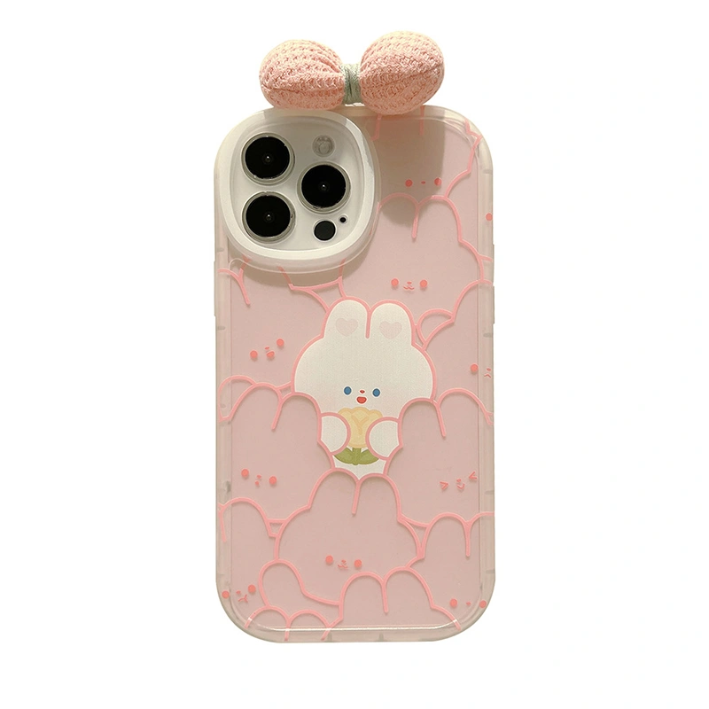 Bunny Phone Case for iPhone 13 14 15 Pro Shockproof Protective Case 