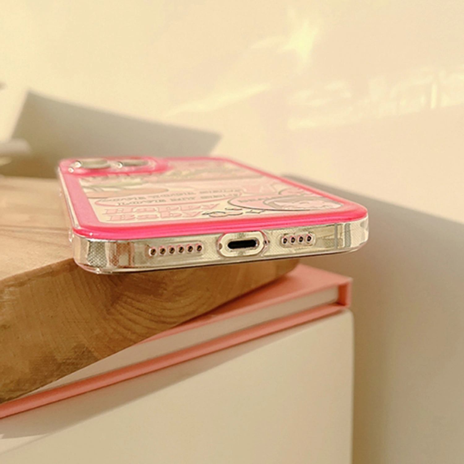 Phone Case Cartoon Print Protective Phone Cover for iPhone 11-15 Series